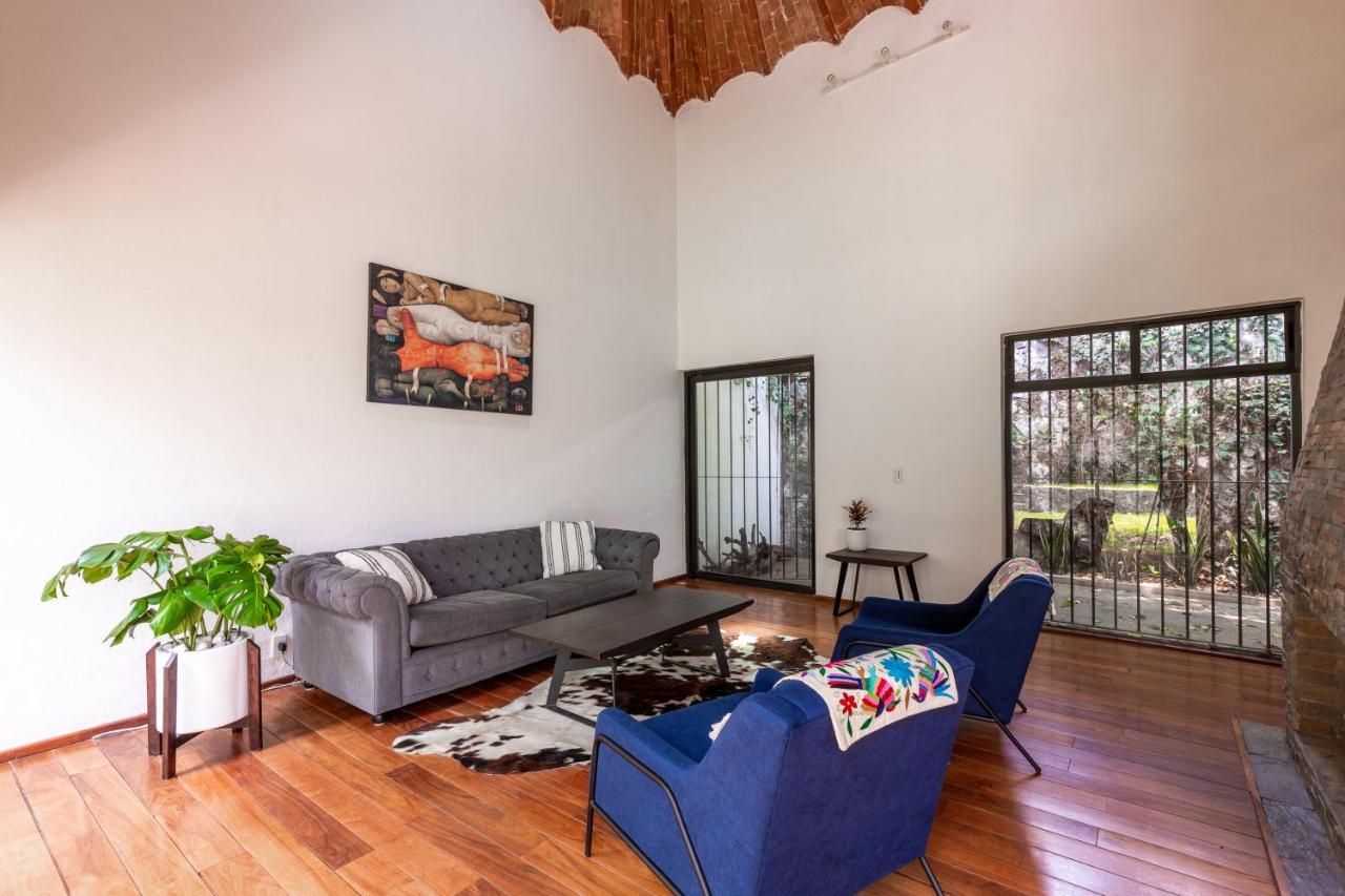 Casa Blanca In Coyoacan Ciudad de México Exterior foto